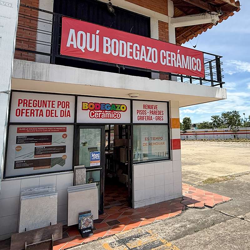 Punto de venta Bodegazo Cerámico — Los Patios, Norte de Santander